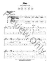 Kiss Guitar and Fretted sheet music cover